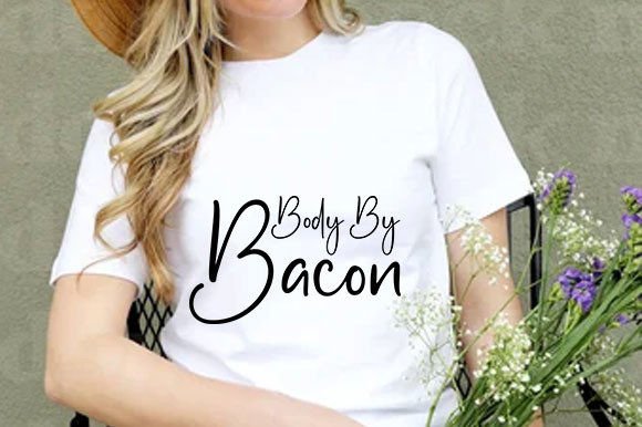 A Bacon-Loving Graphic for Kitchen Crafters & T-Shirt Designs
