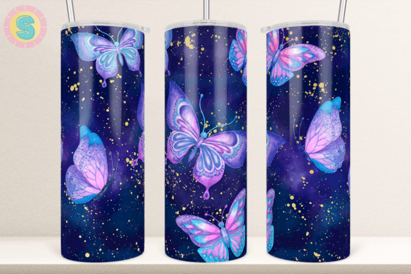 A Brand Designer’s Take on the Seamless Butterflies Tumbler Graphics