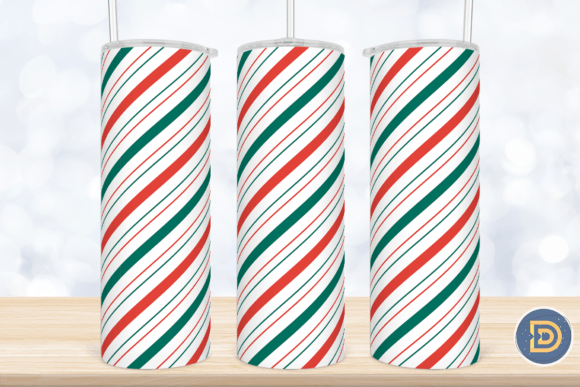 A Candy Cane Tumbler PNG for Craft & Graphic Publishing