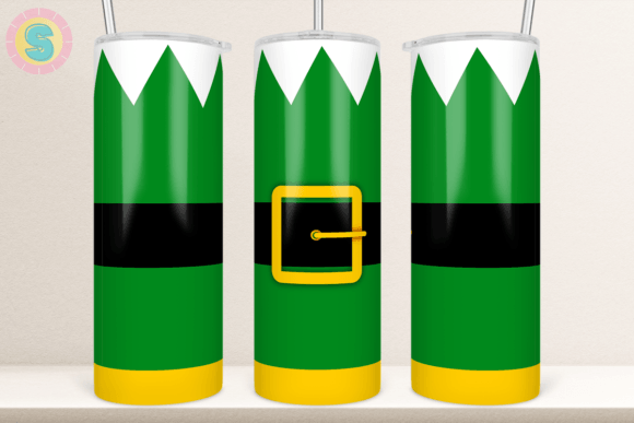 A Festive Tumbler PNG Graphic for Crafts & Client Holiday Projects