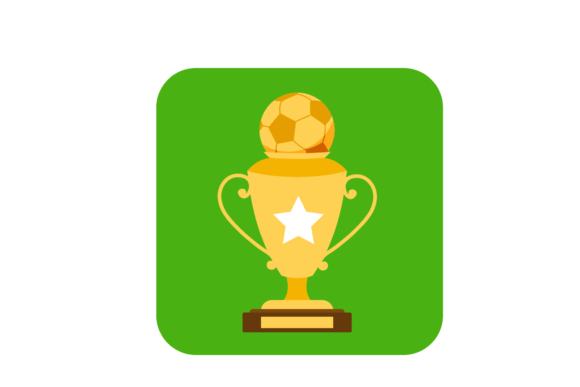 A Football Ball Cup Icon for Modern Brand Graphics