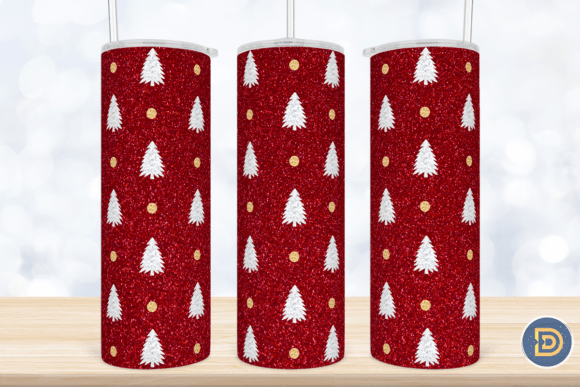 Christmas Glitter 20Oz Tumbler Wrap for Graphics & Crafts
