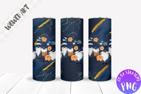 Christmas Grome Tumbler Wrap: A Graphics Asset for Crafts