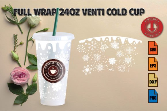 Christmas Snowflakes SVG Full Wrap: A Crafter's Graphics Review
