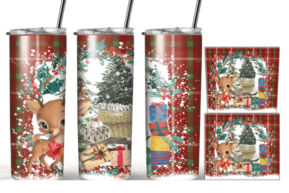 Christmas Sublimation Coffee Tumbler Graphics for Crafts