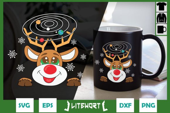 Christmas Universe SVG for Crafts and Graphics