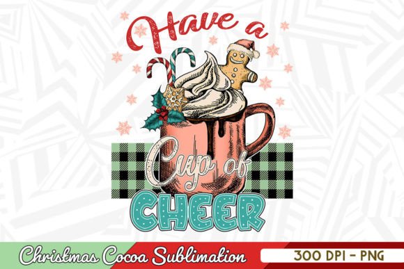Cocoa Christmas Gingerbread Cup of Cheer: A Graphic Asset Review