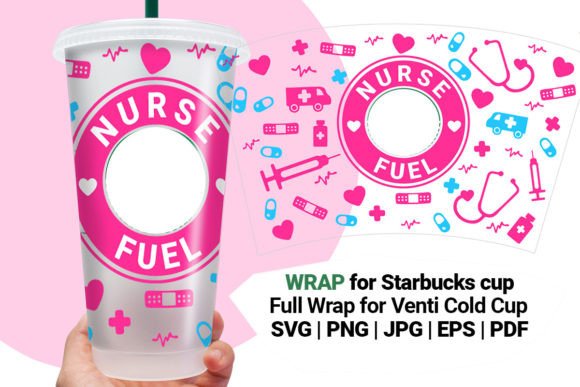 Crafting Fuel: A Nurse Mug Wrap Graphics Review