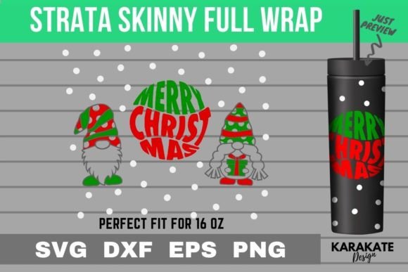 Merry Gnome Skinny Wrap SVG: Graphics & Crafts Review