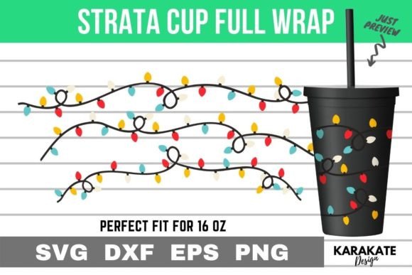 Reviewing a Christmas Lights Craft Graphic for Seasonal Product Creation
